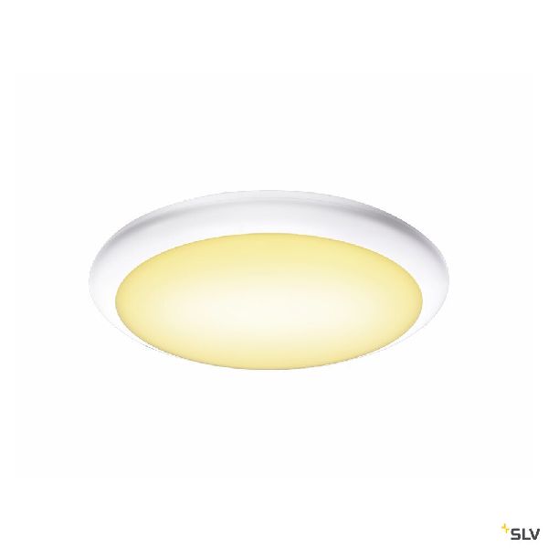 RUBA 27, applique plafonnier, blanc, LED 12W 3000/4000K plast recyclé, inter CCT 1005089