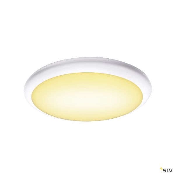 RUBA 42, applique plafonnier, blanc, LED 22W 3000/4000K plast recyclé, inter CCT 1005090