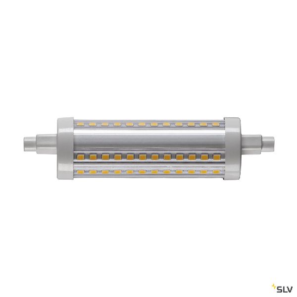 Source LED QT-DE12, R7s 118mm, gris, 15W, 3000K, variable 1005288