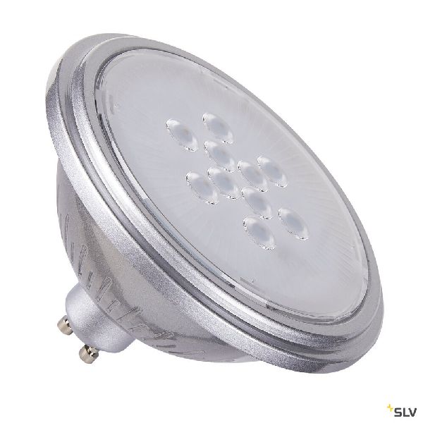 Source LED QPAR111, GU10, argent, 7,3W, 3000K 1005292