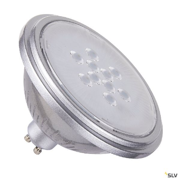 Source LED QPAR111, GU10, argent, 7,3W, 4000K 1005293