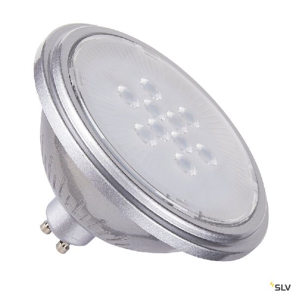 Source LED QPAR111, GU10, argent, 7,3W, 3000K 1005295