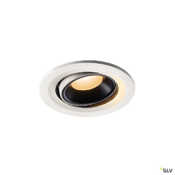 NUMINOS® MOVE S, encastré plafond orientable, 55°, blanc/noir, LED, 8,6W, 2700K 1005334