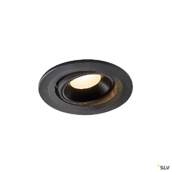 NUMINOS® MOVE S, encastré plafond orientable, 20°, noir, LED, 8,6W, 3000K 1005337