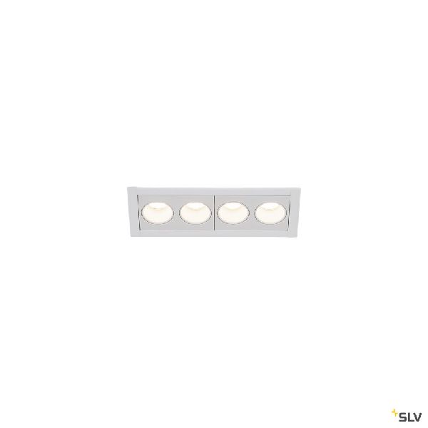 MILANDOS 4, encastré de plafond intérieur, blanc, LED, 8W, 3000K 1005410