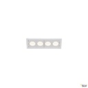 MILANDOS 4, encastré de plafond intérieur, blanc, LED, 8W, 3000K 1005410