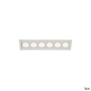 MILANDOS 6, encastré de plafond intérieur, blanc, LED, 12W, 3000K 1005418