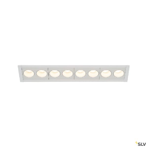 MILANDOS 8, encastré de plafond intérieur, blanc, LED, 16W, 2700K 1005425