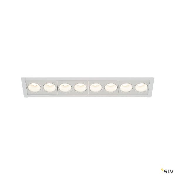 MILANDOS 8, encastré de plafond intérieur, blanc, LED, 16W, 3000K 1005426