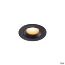 NUMINOS® XS, encastré de plafond intérieur, 20°, noir, LED, 7W, 2700K, IP20/IP44 1005499