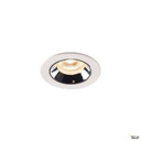 NUMINOS® XS, encastré plafond int, 20°, blanc/chrome, LED, 7W, 2700K, IP20/IP44 1005510