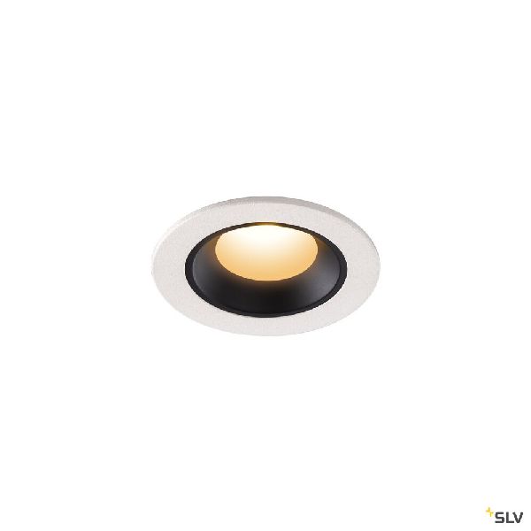 NUMINOS® XS, encastré de plafond int, 40°, blanc/noir, LED, 7W, 2700K, IP20/IP44 1005511