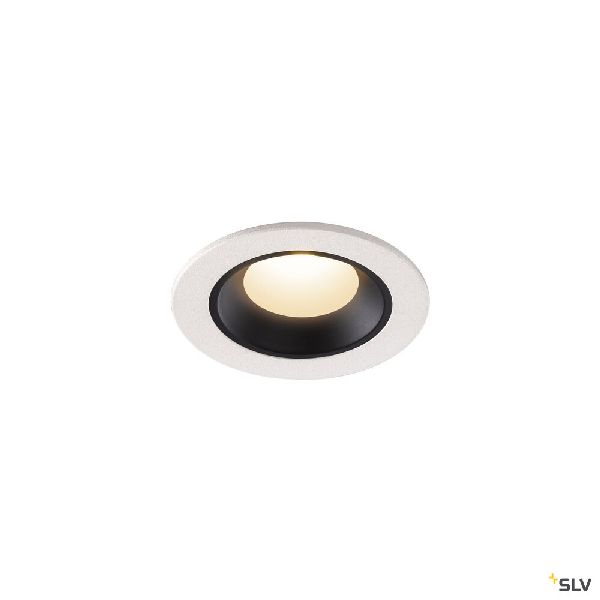 NUMINOS® XS, encastré de plafond int, 55°, blanc/noir, LED, 7W, 3000K, IP20/IP44 1005532