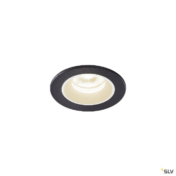 NUMINOS® XS, encastré de plafond int, 20°, noir/blanc, LED, 7W, 4000K, IP20/IP44 1005536