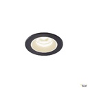 NUMINOS® XS, encastré de plafond int, 20°, noir/blanc, LED, 7W, 4000K, IP20/IP44 1005536