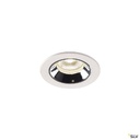 NUMINOS® XS, encastré plafond int, 20°, blanc/chrome, LED, 7W, 4000K, IP20/IP44 1005546