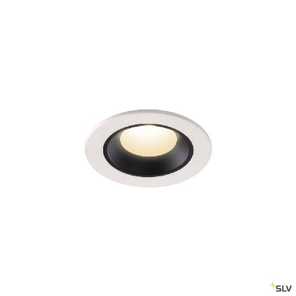 NUMINOS® XS, encastré de plafond int, 55°, blanc/noir, LED, 7W, 4000K, IP20/IP44 1005550