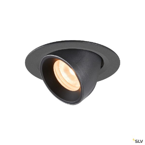 NUMINOS® GIMBLE XS, encastré de plafond intérieur, 20°, noir, LED, 7W, 2700K 1005813