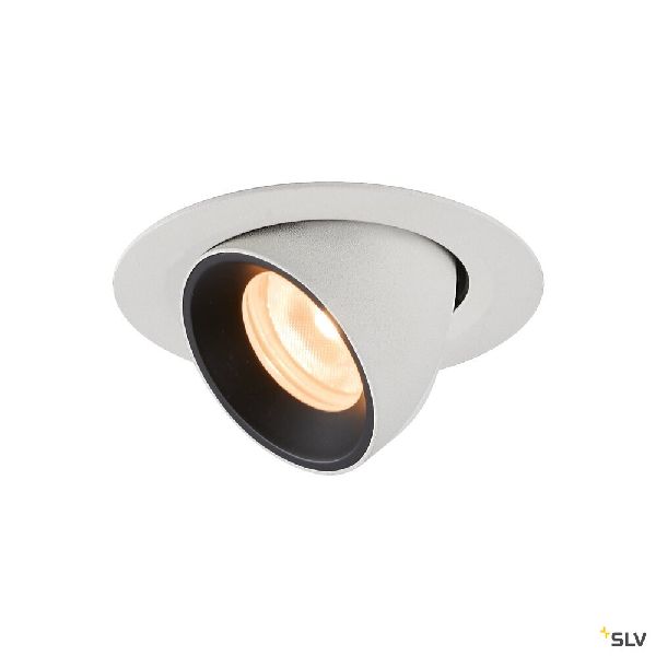 NUMINOS® GIMBLE XS, encastré de plafond int, 20°, blanc/noir, LED, 7W, 2700K 1005822