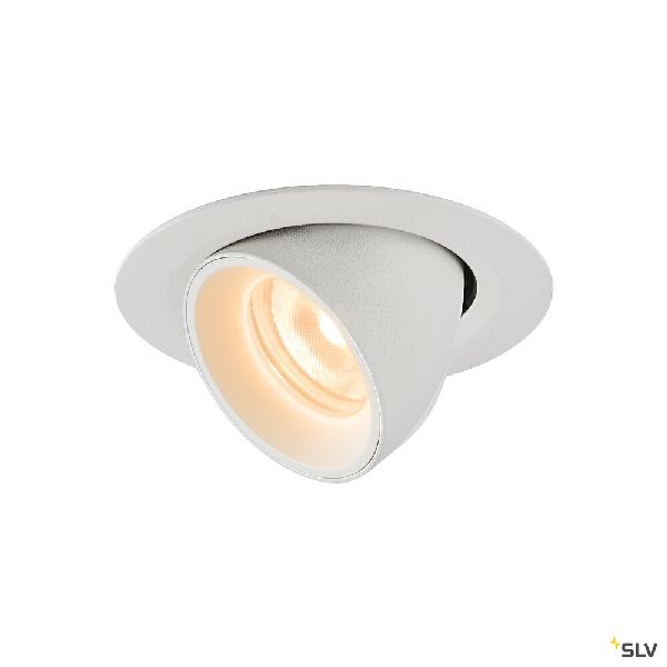 NUMINOS® GIMBLE XS, encastré de plafond intérieur, 20°, blanc, LED, 7W, 2700K 1005823