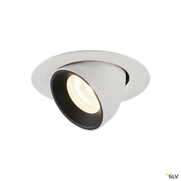 NUMINOS® GIMBLE XS, encastré de plafond int, 20°, blanc/noir, LED, 7W, 4000K 1005858