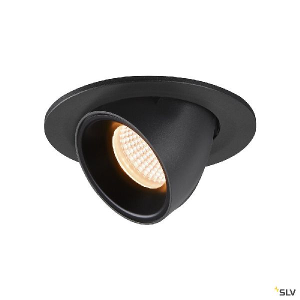 NUMINOS® GIMBLE S, encastré de plafond intérieur, 40°, noir, LED, 8,6W, 2700K 1005870