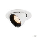 NUMINOS® GIMBLE S, encastré de plafond int, 20°, blanc/noir, LED, 8,6W, 2700K 1005876