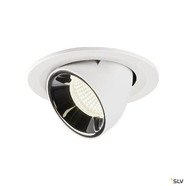 NUMINOS® GIMBLE S, encastré de plafond int, 20°, blanc/chrome, LED, 8,6W, 4000K 1005914