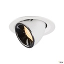 NUMINOS® GIMBLE M, encastré de plafond int, 20°, blanc/chrome, LED, 17,5W, 2700K 1005932