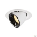 NUMINOS® GIMBLE M, encastré de plafond int, 20°, blanc/chrome, LED, 17,5W, 3000K 1005950