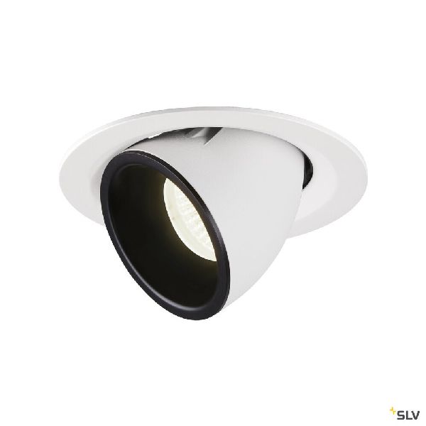 NUMINOS® GIMBLE M, encastré de plafond int, 20°, blanc/noir, LED, 17,5W, 4000K 1005966