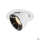 NUMINOS® GIMBLE L, encastré de plafond int, 20°, blanc/chrome, LED, 25,4W, 3000K 1006004