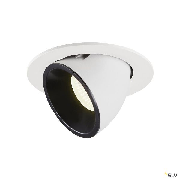 NUMINOS® GIMBLE L, encastré de plafond int, 20°, blanc/noir, LED, 25,4W, 4000K 1006020