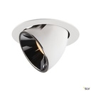 NUMINOS® GIMBLE XL, encastré plafond int, 20°, blanc/chrome, LED, 37,4W, 2700K 1006040