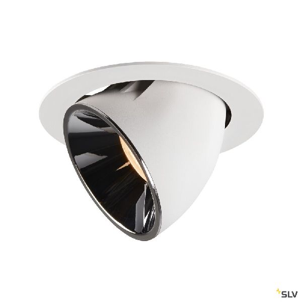 NUMINOS® GIMBLE XL, encastré plafond int, 40°, blanc/chrome, LED, 37,4W, 2700K 1006043