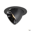 NUMINOS® GIMBLE XL, encastré de plafond int, 40°, noir/chrome, LED, 37,4W, 3000K 1006052