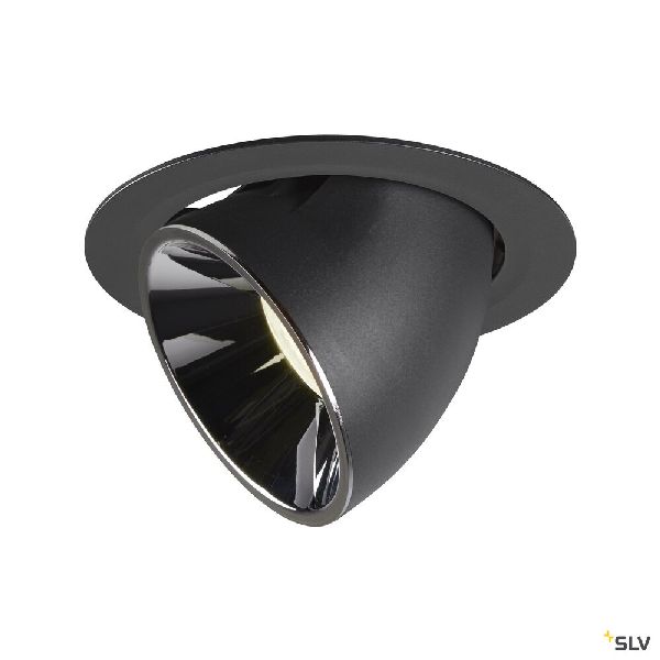 NUMINOS® GIMBLE XL, encastré de plafond int, 20°, noir/chrome, LED, 37,4W, 4000K 1006067