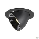 NUMINOS® GIMBLE XL, encastré de plafond int, 55°, noir/chrome, LED, 37,4W, 4000K 1006073