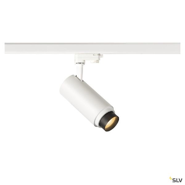 NUMINOS® ZOOM M, spot rail 3 all int, 15°, blanc/noir, LED, 20W, 2700K, variable 1006109