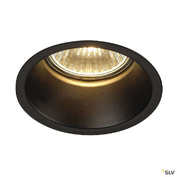 HORN, encastré de plafond intérieur, simple, noir mat, GU10/QPAR51, 50W max 112910