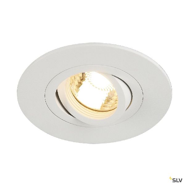 NEW TRIA 78 XL, ROND GU10 encastré, blanc mat, max. 50W, clips ressorts 113441