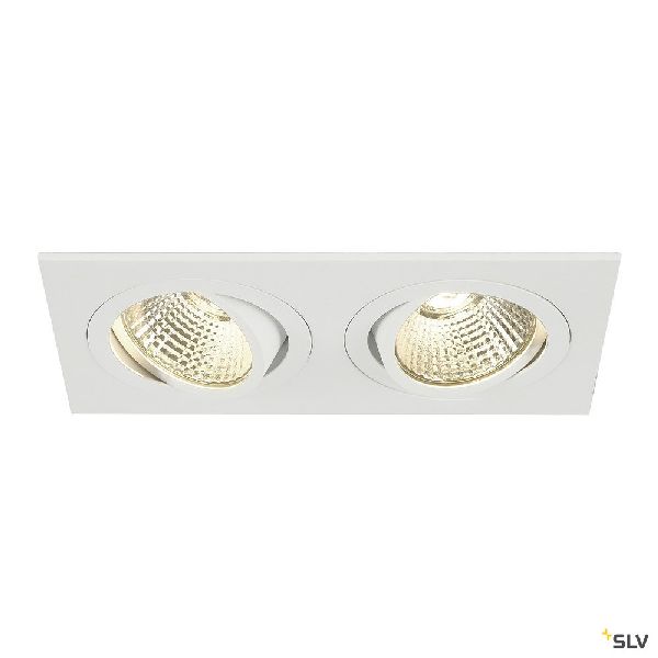 NEW TRIA 155, double, LED, blanc, 14W, 2700K 38° alim et clips ressorts 113891