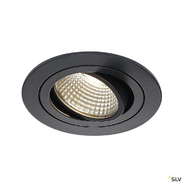 NEW TRIA 77, rond, LED, noir, 9,1W 3000K 38°, alim et clips ressorts inclus 113900