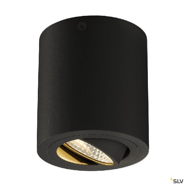 TRILEDO, plafonnier intérieur, simple, rond, noir, LED, 8,1W, 3000K 113930