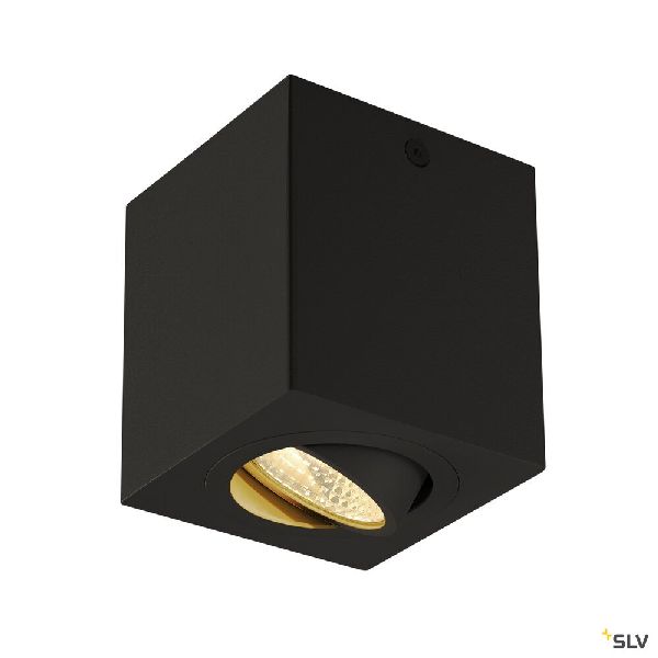 TRILEDO, plafonnier intérieur, simple, carré, noir, LED, 8,1W, 3000K 113940