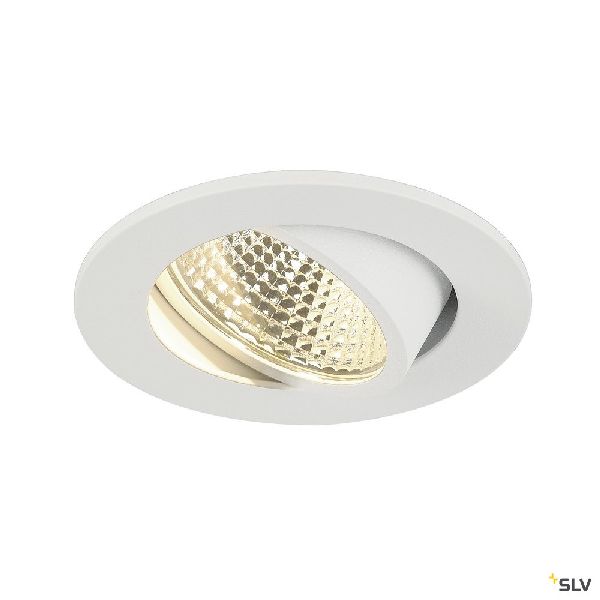 NEW TRIA 68 rond LED, encastré, blanc mat, 5,3W, 3000K, 38°, alim 113951