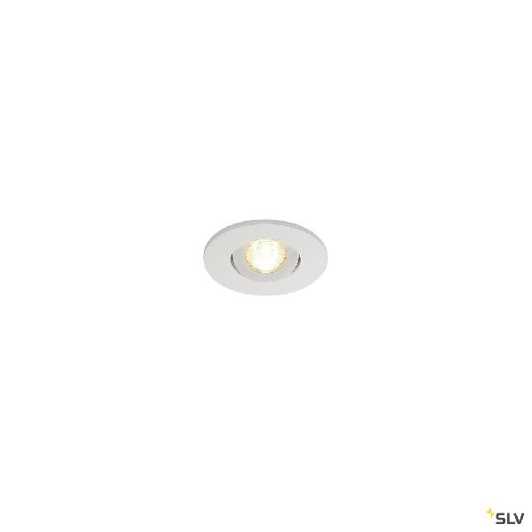 NEW TRIA 40, rond, LED, rond blanc 3000K 30° alim &amp; clips ressorts incl 113971