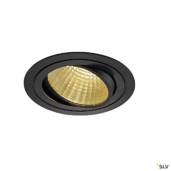 NEW TRIA 150, rond, LED, noir 29W 2700K 30° alim et clips ressorts inclus 114260