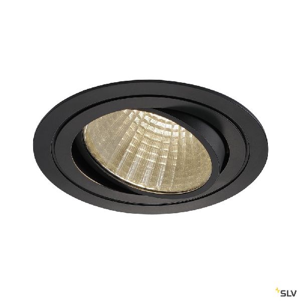 NEW TRIA 150, rond, LED, noir, 29W 3000K 30° alim et clips ressorts inclus 114270