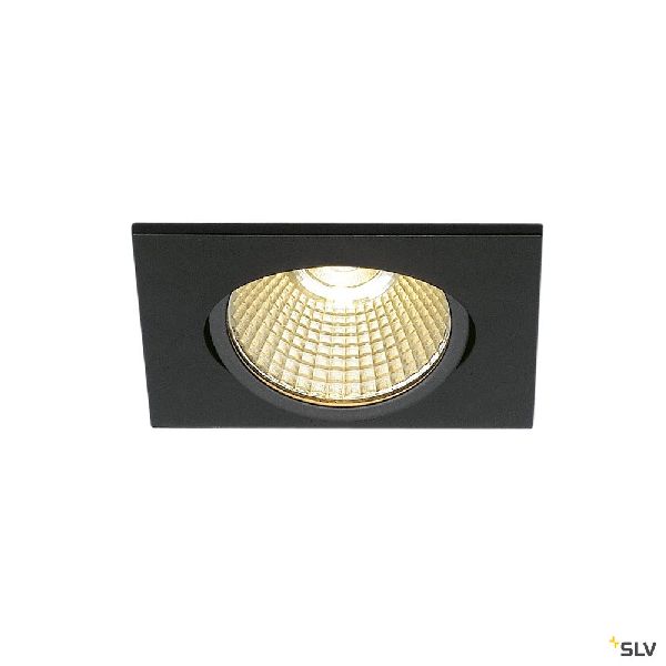 NEW TRIA 68, carré, LED, carré, noir, 12W, 3000K, 38°, alim inclus 114390